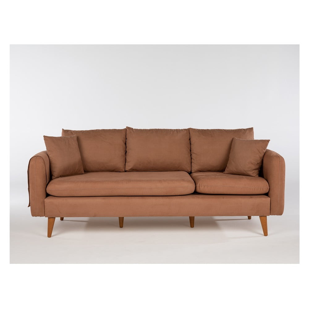 Balcab home barna kanapé 215 cm sofia – artie