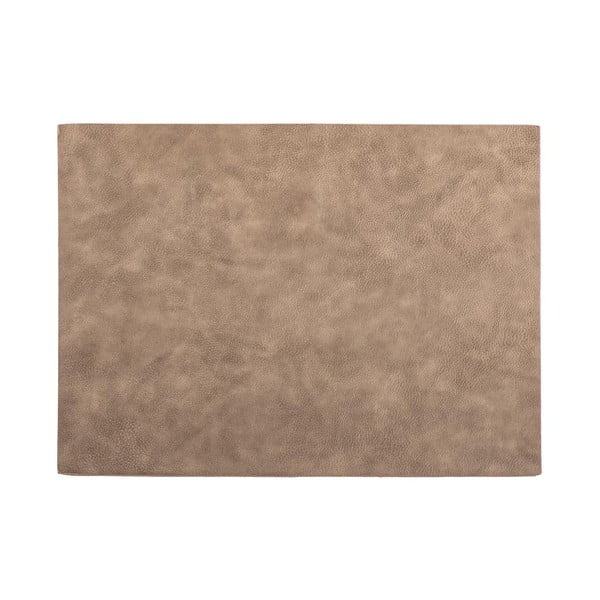 Troja Rectangle barna műbőr tányéralátét, 33 x 45 cm - ZicZac