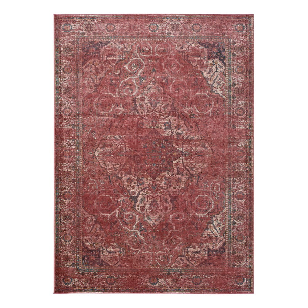 Lara Rust piros viszkóz szőnyeg, 120 x 170 cm - Universal