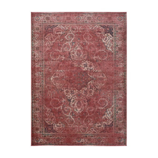 Lara Rust piros viszkóz szőnyeg, 60 x 110 cm - Universal