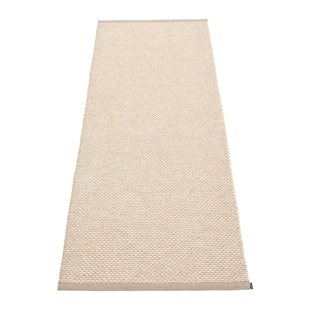 Krémszínű kültéri-beltéri futószőnyeg 70x200 cm Effi Mud – Pappelina