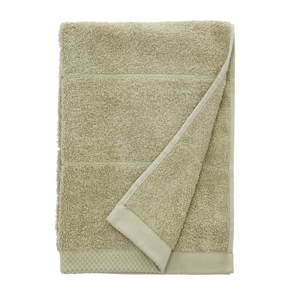 Világoszöld frottír pamut törölköző 50x100 cm Line – Södahl