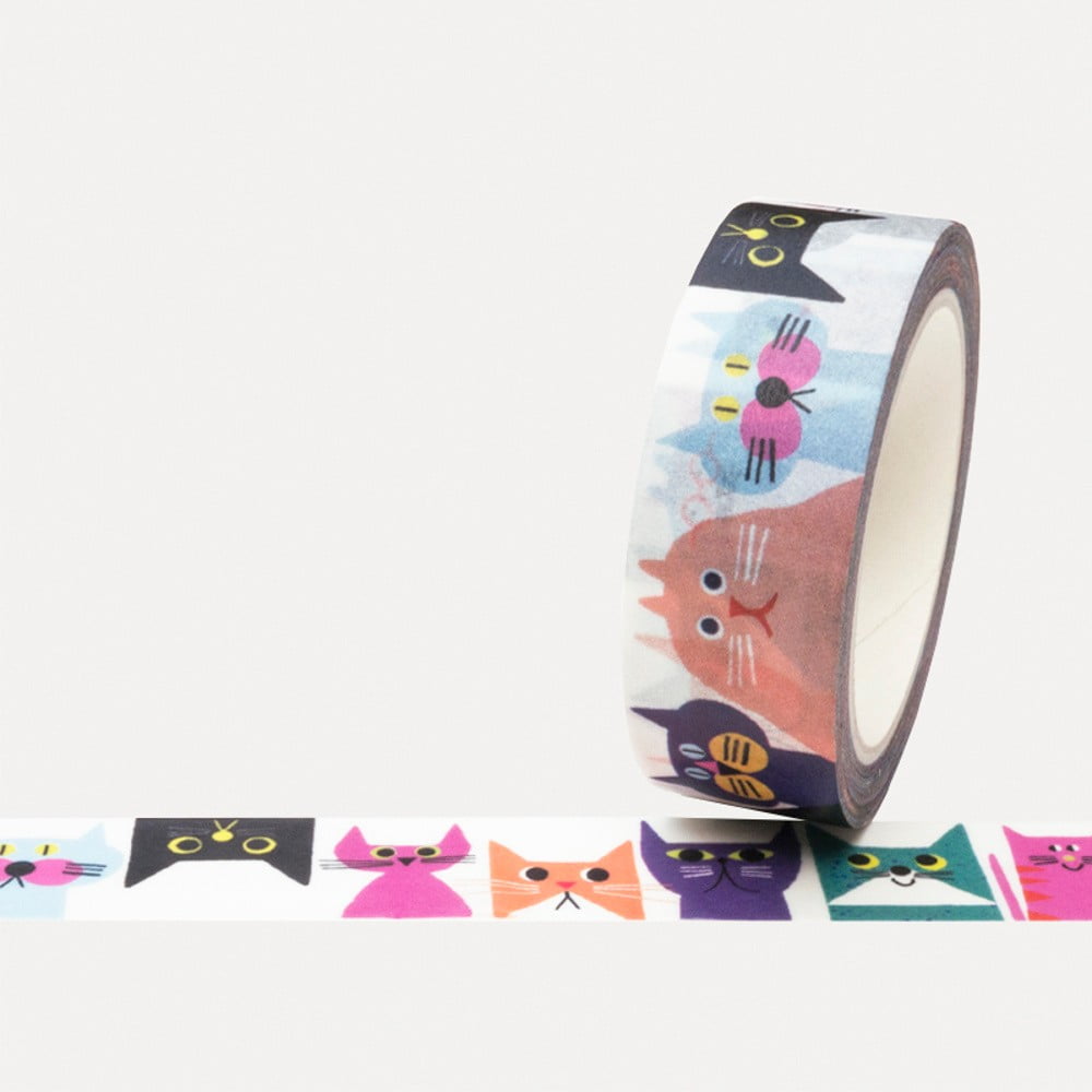 Cat Gang washi tapasz, hossza 4 m - U Studio Design