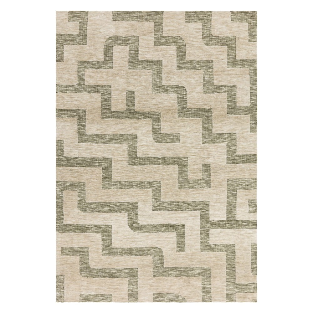 Zöld-bézs szőnyeg 170x120 cm mason - asiatic carpets