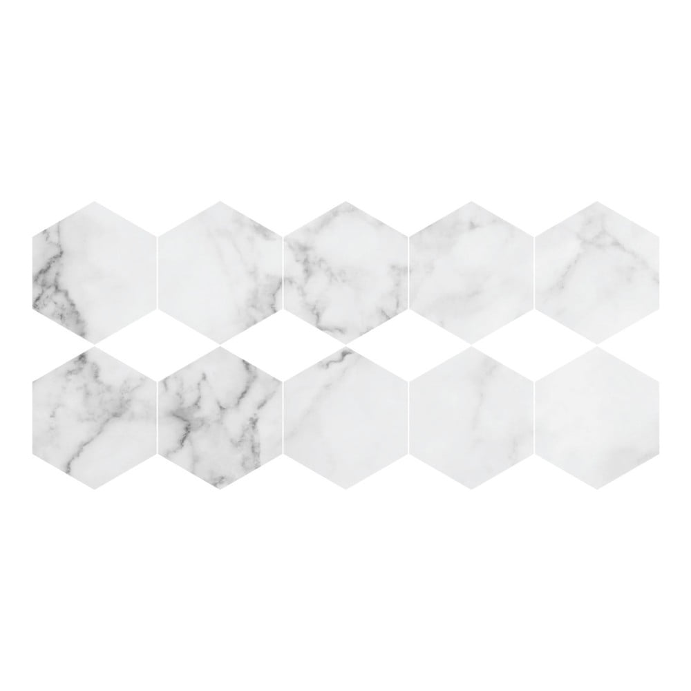 Hexagon 10 részes padlómatrica szett - Ambiance