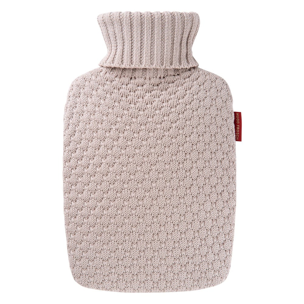 Bézs bio pamut melegvizes palack 1,8 l Eco Classic Comfort – Hugo Frosch