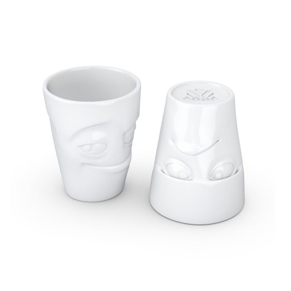 Grumpy & Impish 2 db fehér porcelán csészeszett - 58products