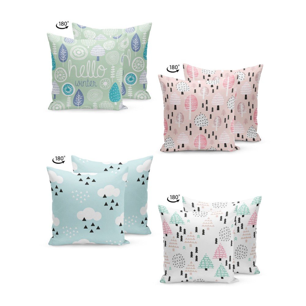 Kids Nature 4 db-os párnahuzat szett, 43 x 43 cm - Kate Louise