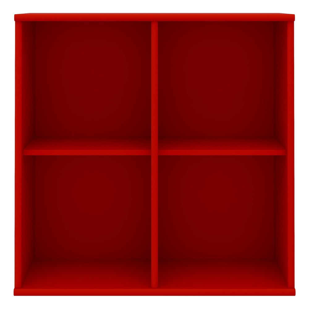 Hammel furniture piros fali könyvespolc mistral 025