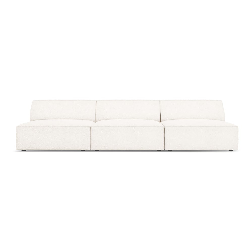 Krémszínű buklé kanapé 240 cm jodie – micadoni home