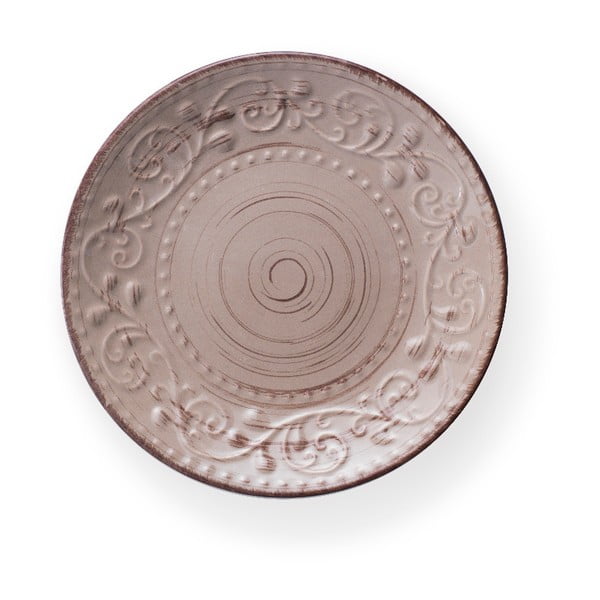 Serendipity barna agyagkerámia tányér, ⌀ 21 cm - Brandani