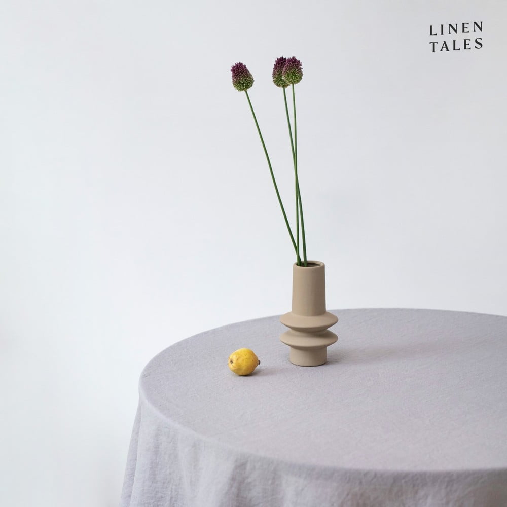 Len asztalterítő ø 230 cm – Linen Tales