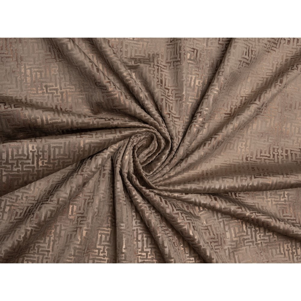 Barna sötétítő függöny 140x260 cm Terra – Mendola Fabrics