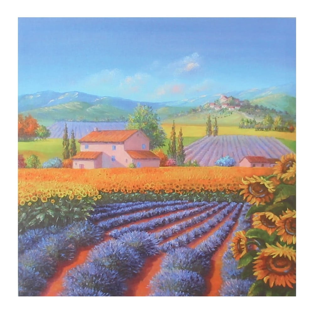 Violet vászonkép, 50 x 50 cm - Dakls