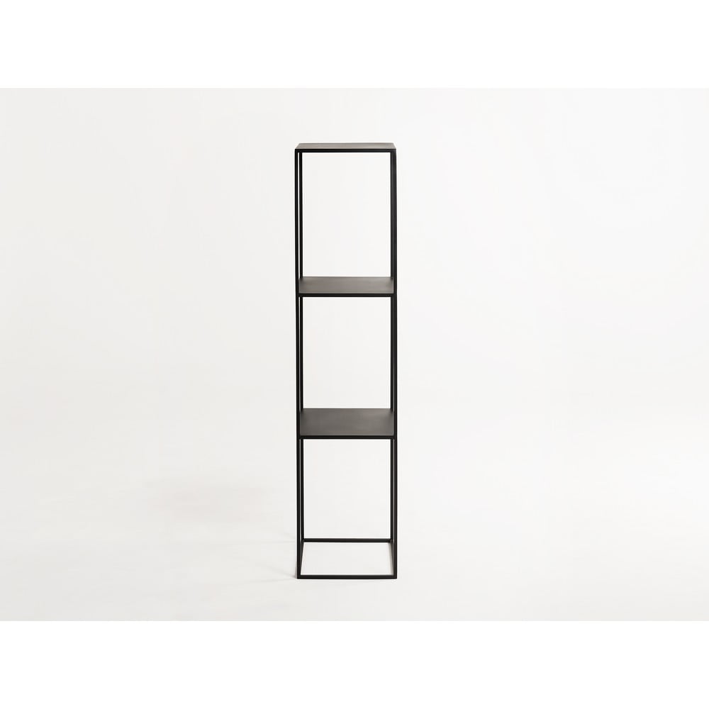 Customform tensio fekete fém könyvespolc, magasság 140 cm - costum form