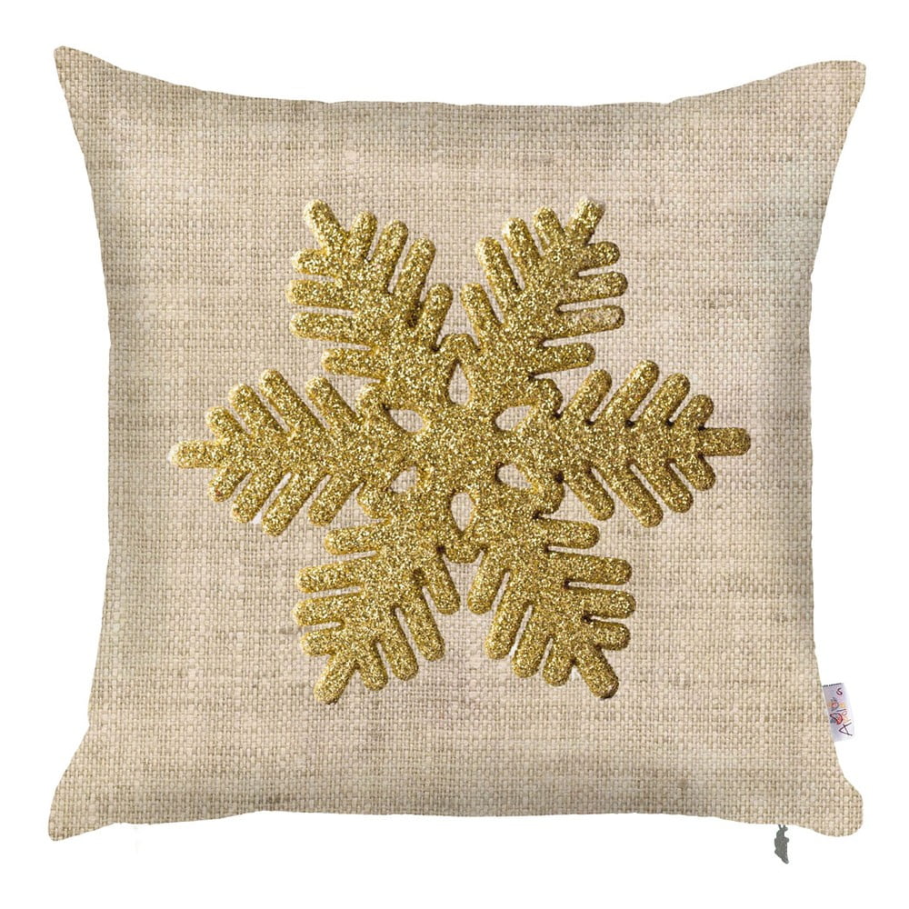 Honey Snowflake karácsonyi párnahuzat, 43 x 43 cm - Mike & Co. NEW YORK