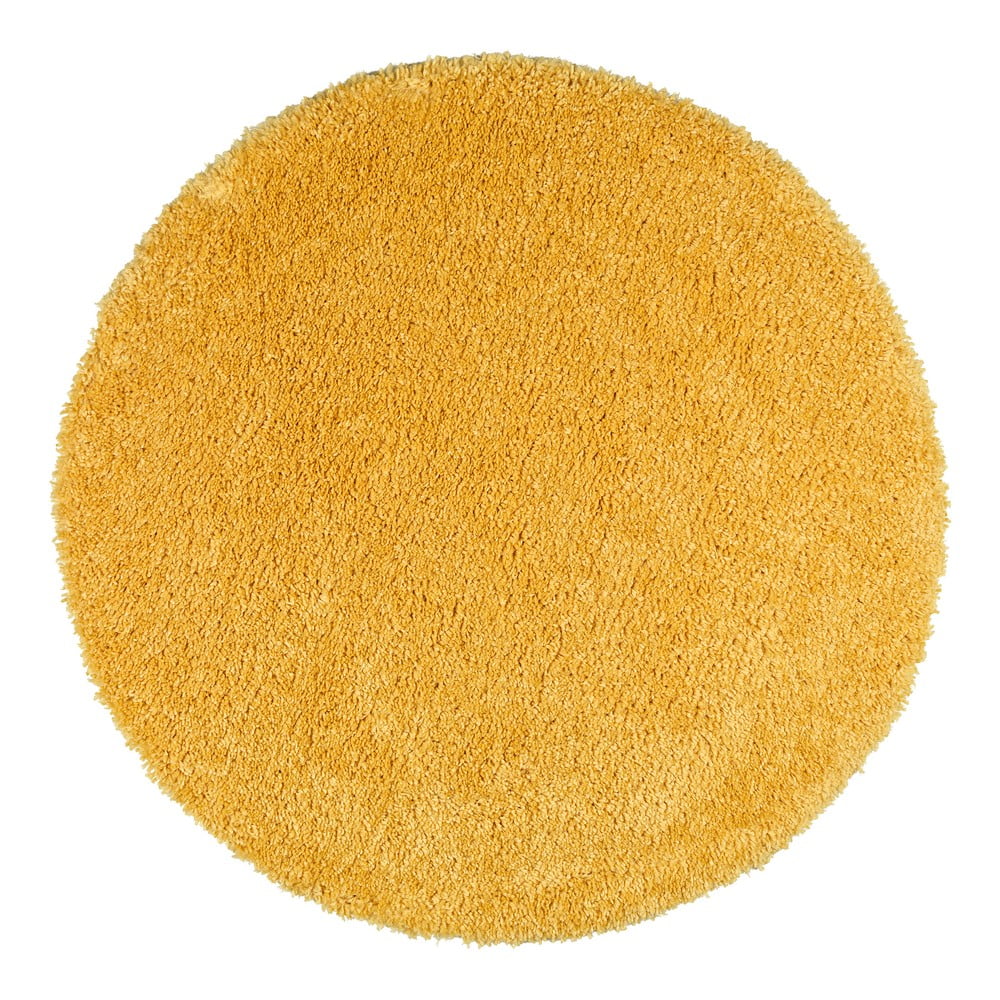 Aqua Liso sárga szőnyeg, ø 100 cm - Universal