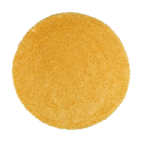 Aqua Liso sárga szőnyeg, ø 100 cm - Universal