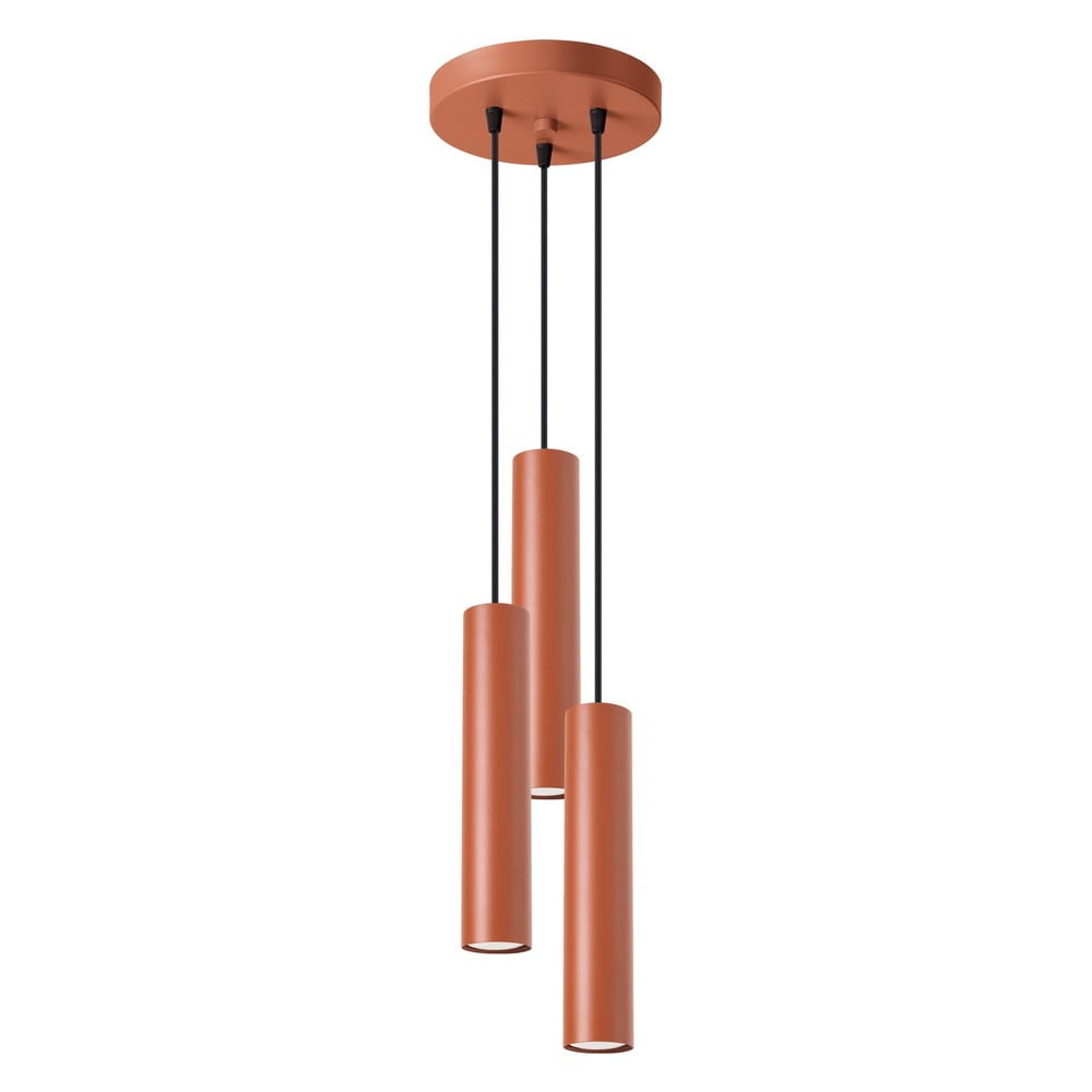 Téglavörös függőlámpa ø 19,5 cm Castro – Nice Lamps