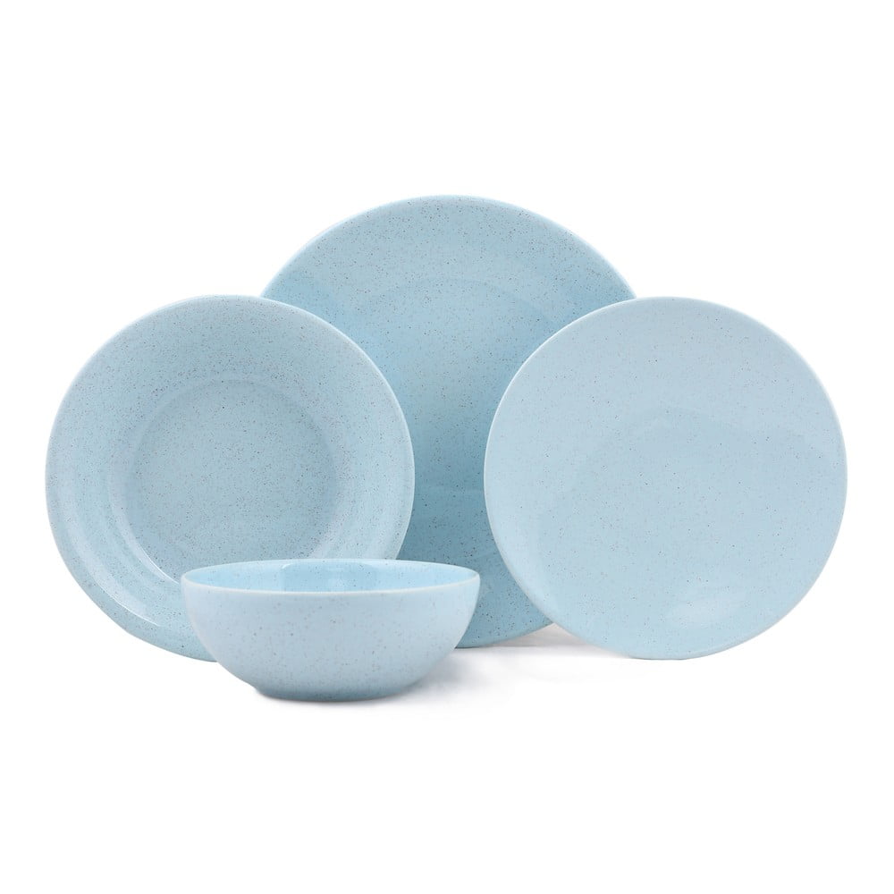 Fantine 24 db-os kék porcelán étkészlet - Kutahya