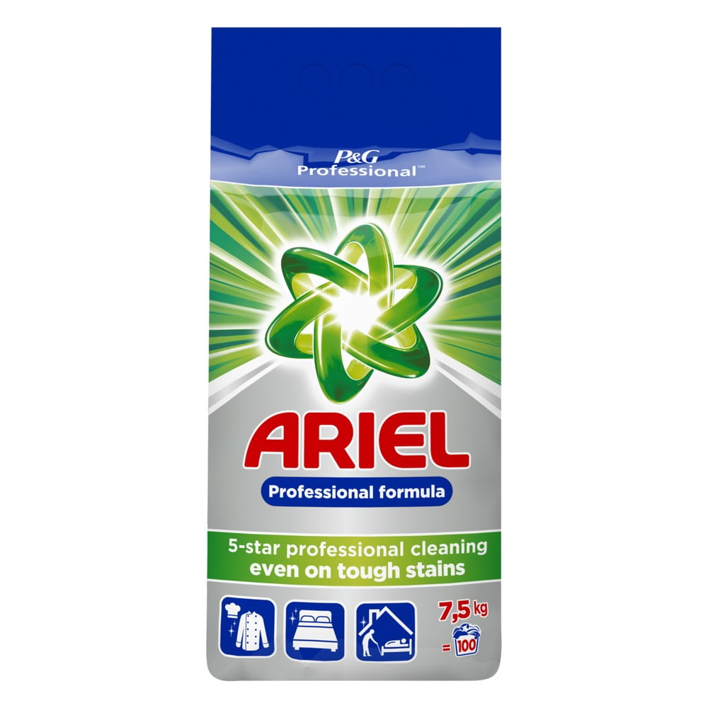 Ariel Regular mosópor családi kiszerelésben, 7,5 kg (100 mosás)