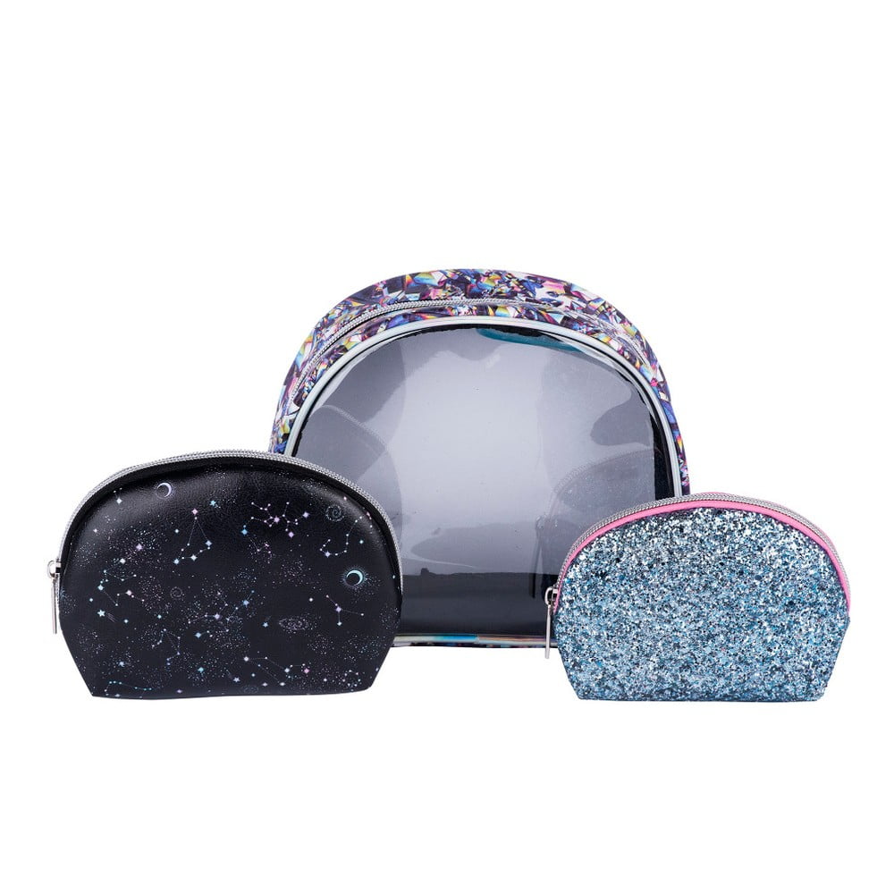 Glitter 3 részes kozmetikai táska szett - Tri-Coastal Design