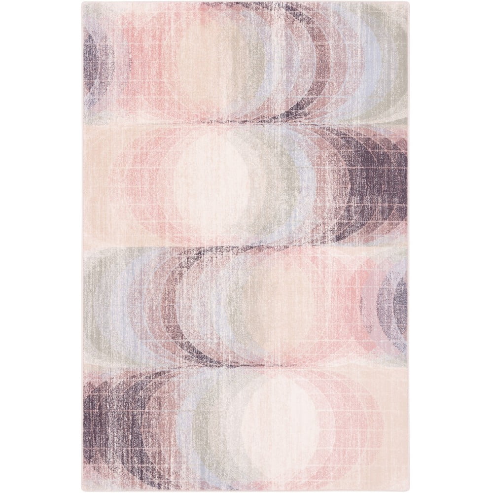 Világos rózsaszín gyapjú szőnyeg 200x300 cm kaola – agnella