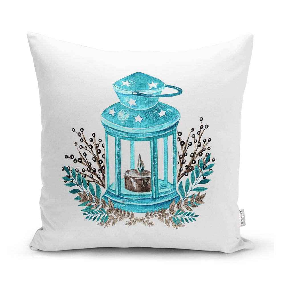 Karácsonyi mintás textil párnahuzat 43x43 cm – Mila Home