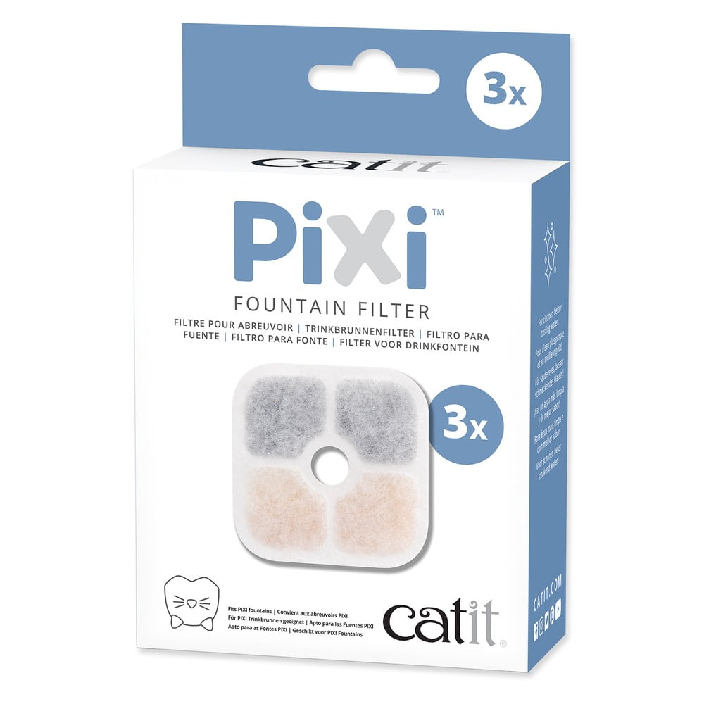 Szűrő szett itatókútba macskáknak, 3 db-os Catit Pixi – Plaček Pet Products