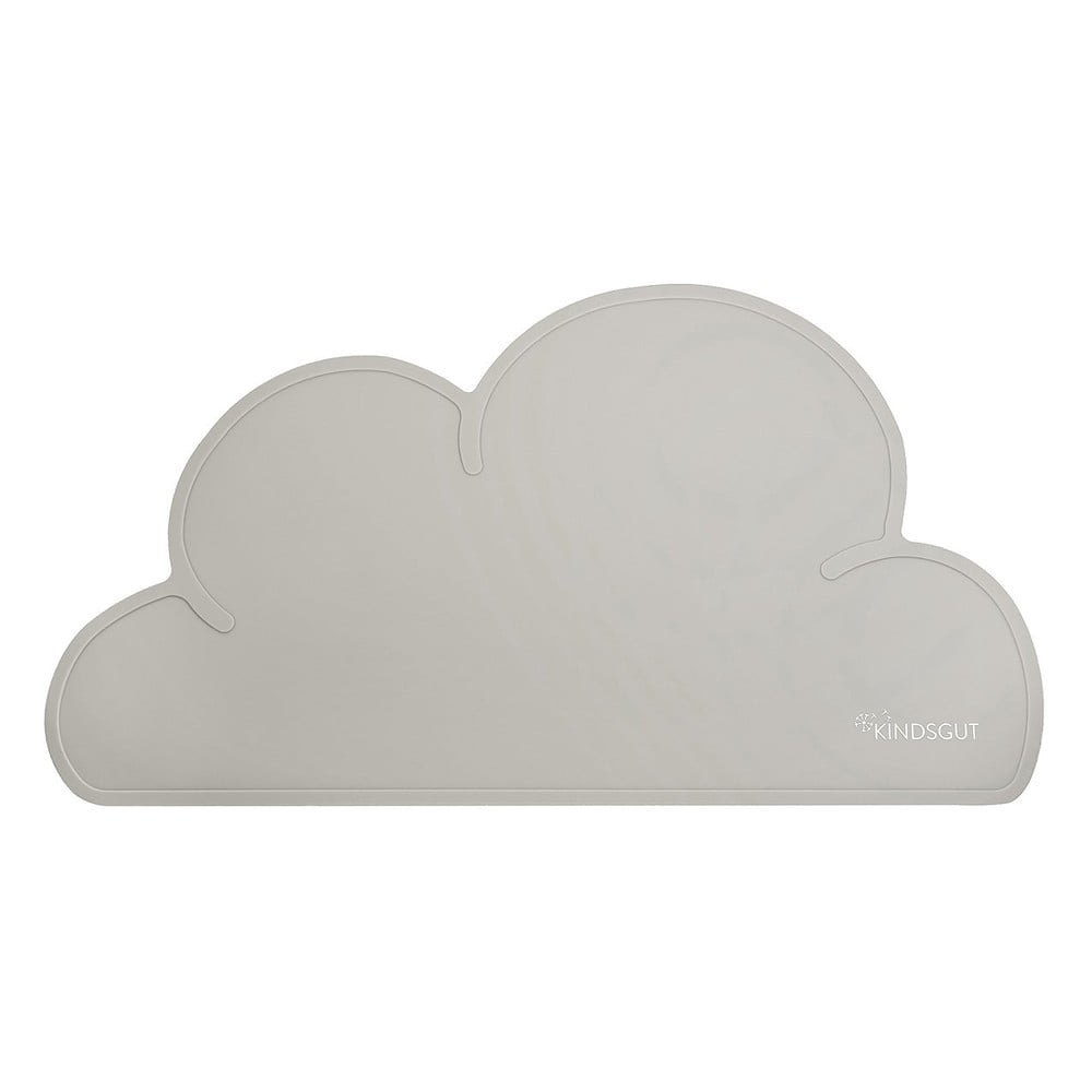 Cloud szürke szilikon tányéralátét, 49 x 27 cm - Kindsgut