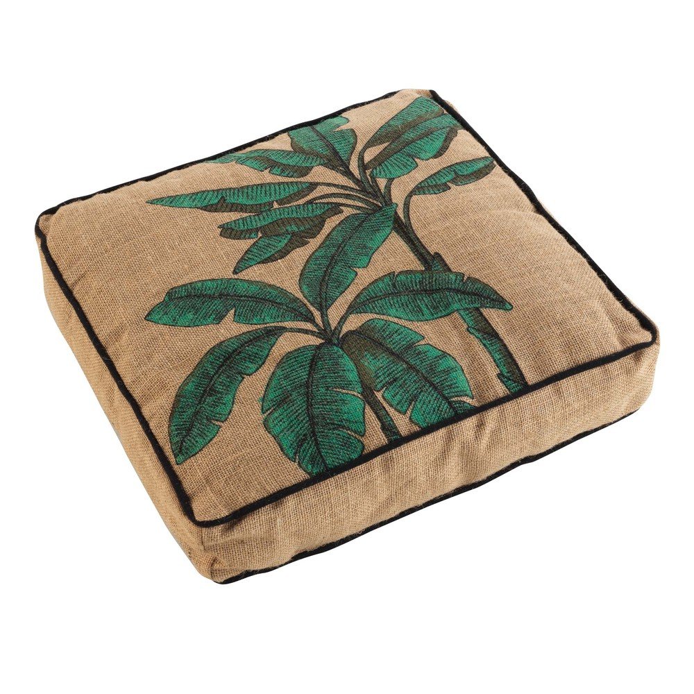 Zöld-barna ülőzsák Balinesia – douceur d'intérieur