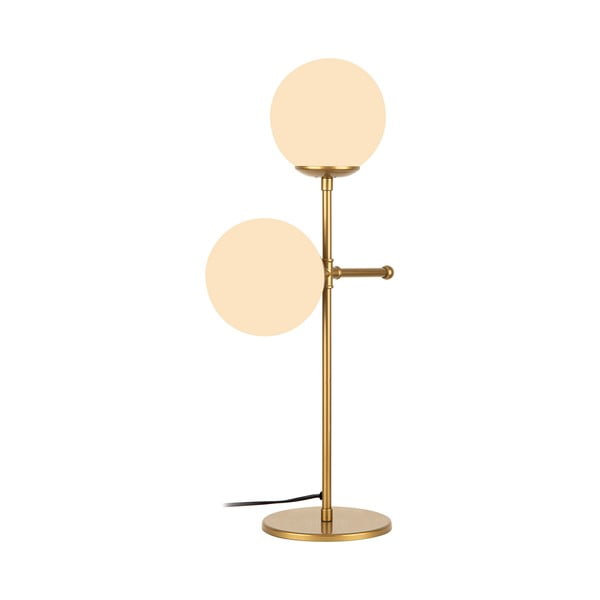 Kruva aranyszínű asztali lámpa, magasság 55 cm - Squid Lighting