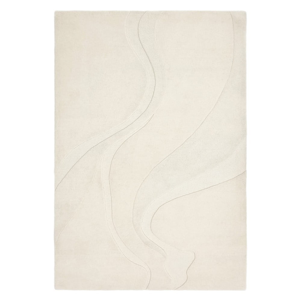 Fehér gyapjú szőnyeg 120x170 cm olsen – asiatic carpets