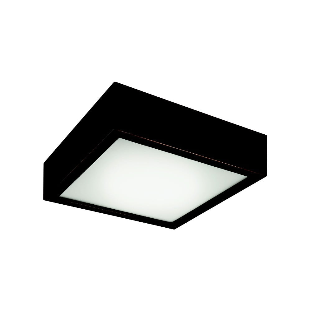 Plafond fekete mennyezeti lámpa, 27,5 x 27,5 cm - Lamkur