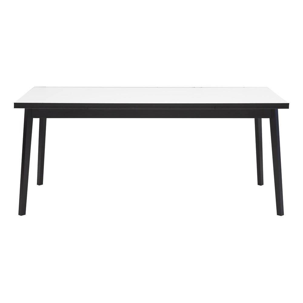 Hammel Furniture Fekete-fehér összecsukható étkezőasztal tölgyfából Hammel Single, 180 x 90 cm