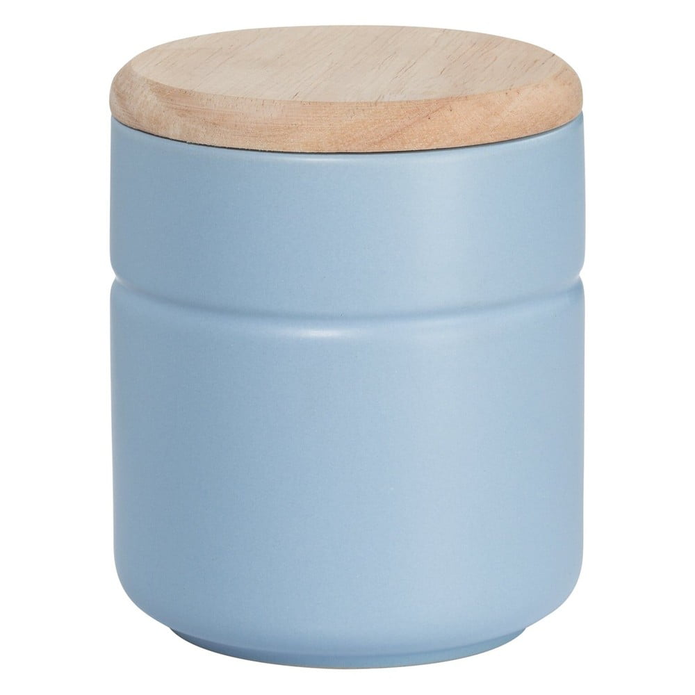 Tint kék porcelán doboz fa fedéllel, 600 ml - Maxwell & Williams