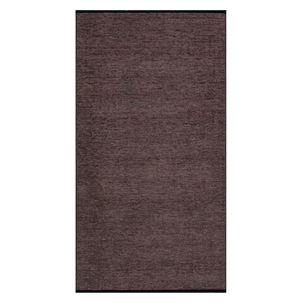 Borvörös-fekete mosható pamut szőnyeg 160x230 cm bendigo – vitaus