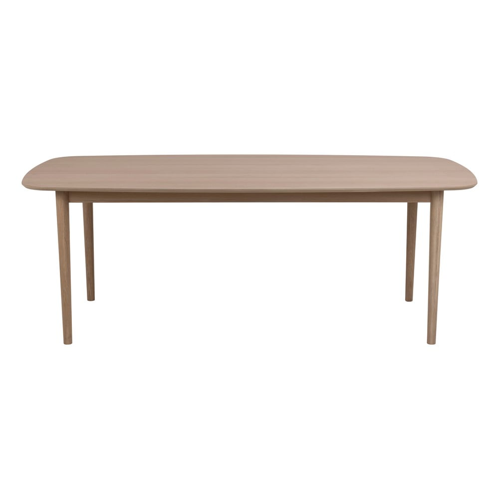 Bővíthető étkezőasztal tölgyfa dekoros asztallappal 210x100 cm aston - actona