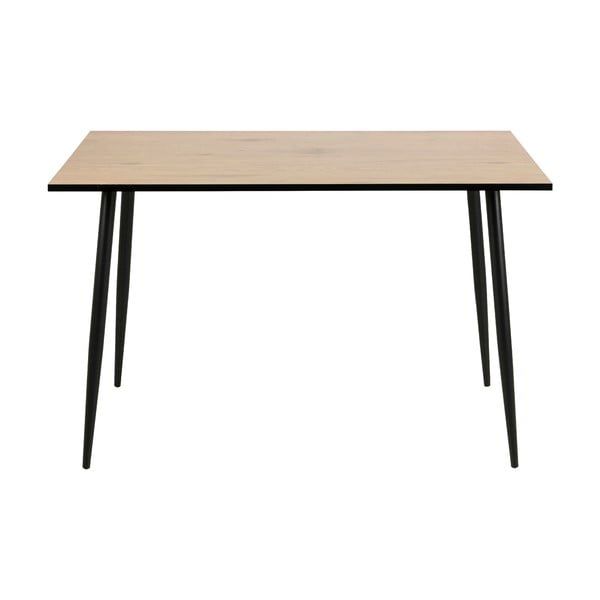 Wilma fekete-barna étkezőasztal, 120 x 80 cm - Actona