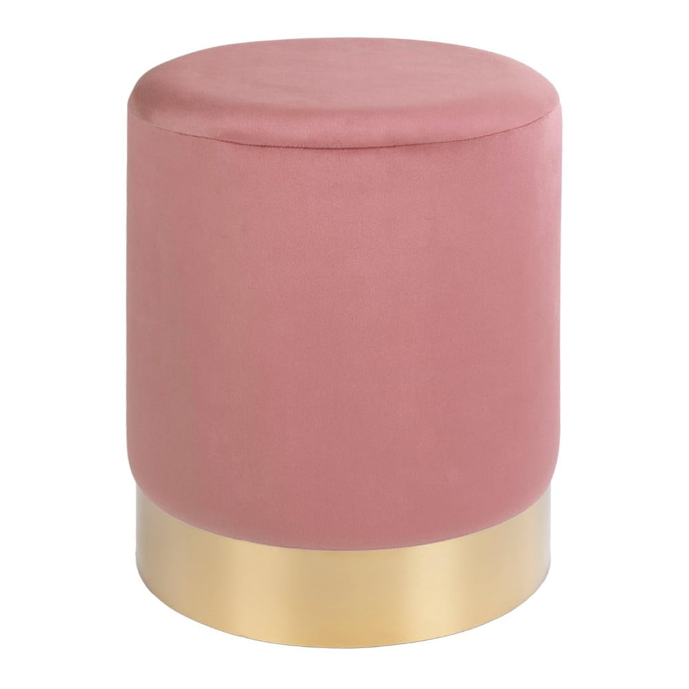 Gamby rózsaszín puff, ø 34 cm - House Nordic