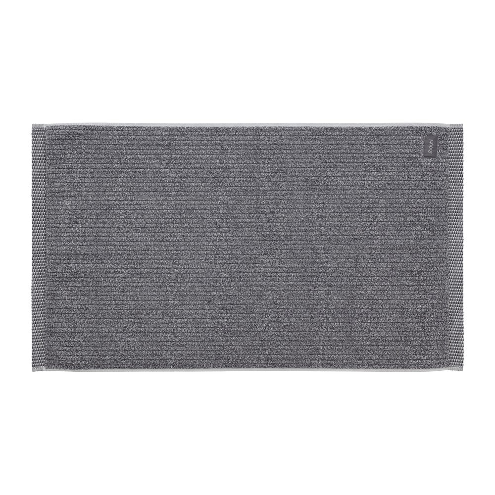 Melange szürke organikus pamut fürdőszobai kilépő, 50 x 90 cm - Södahl