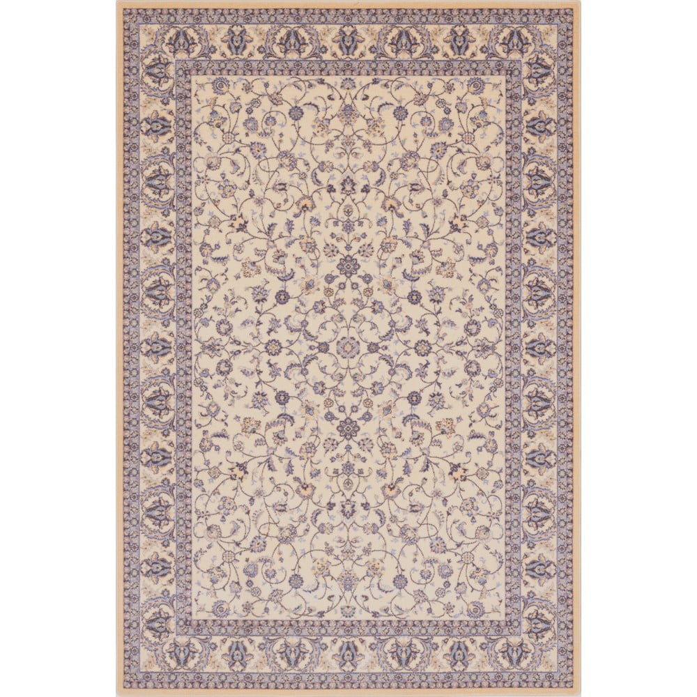 Krémszínű gyapjú szőnyeg 200x300 cm philip – agnella
