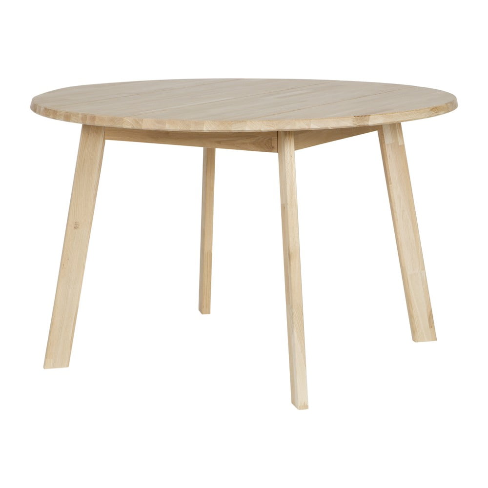 Disc tölgyfa étkezőasztal, ø 120 cm - woood