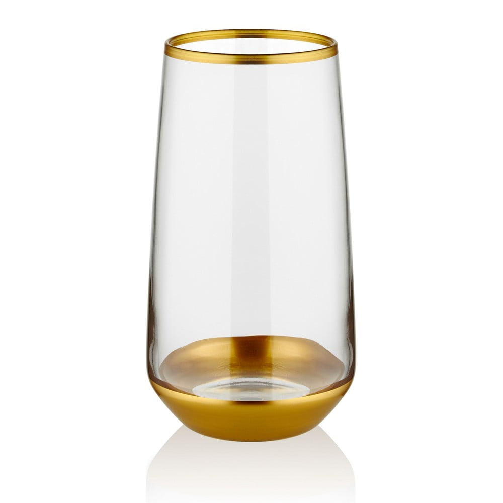 Glam Gold 6 db-os pohár készlet, 380 ml - Mia