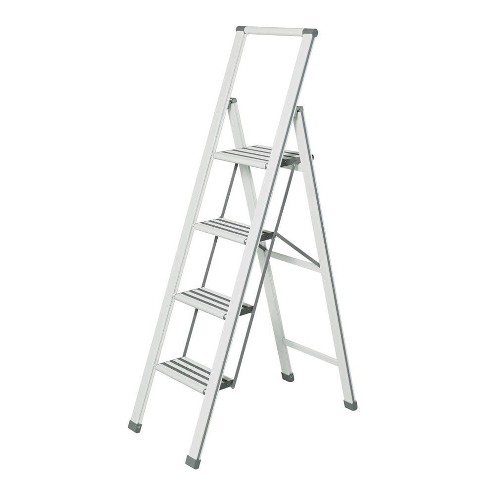 Ladder fehér összecsukható fellépő, magasság 153 cm - wenko