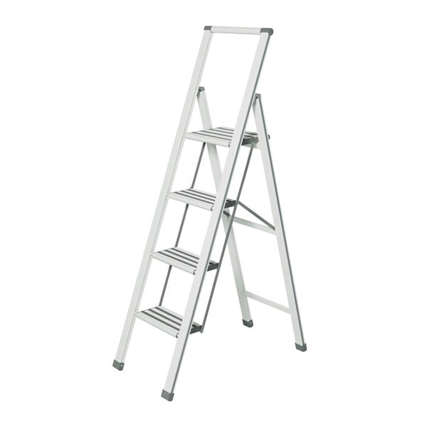 Ladder fehér összecsukható fellépő, magasság 153 cm - Wenko