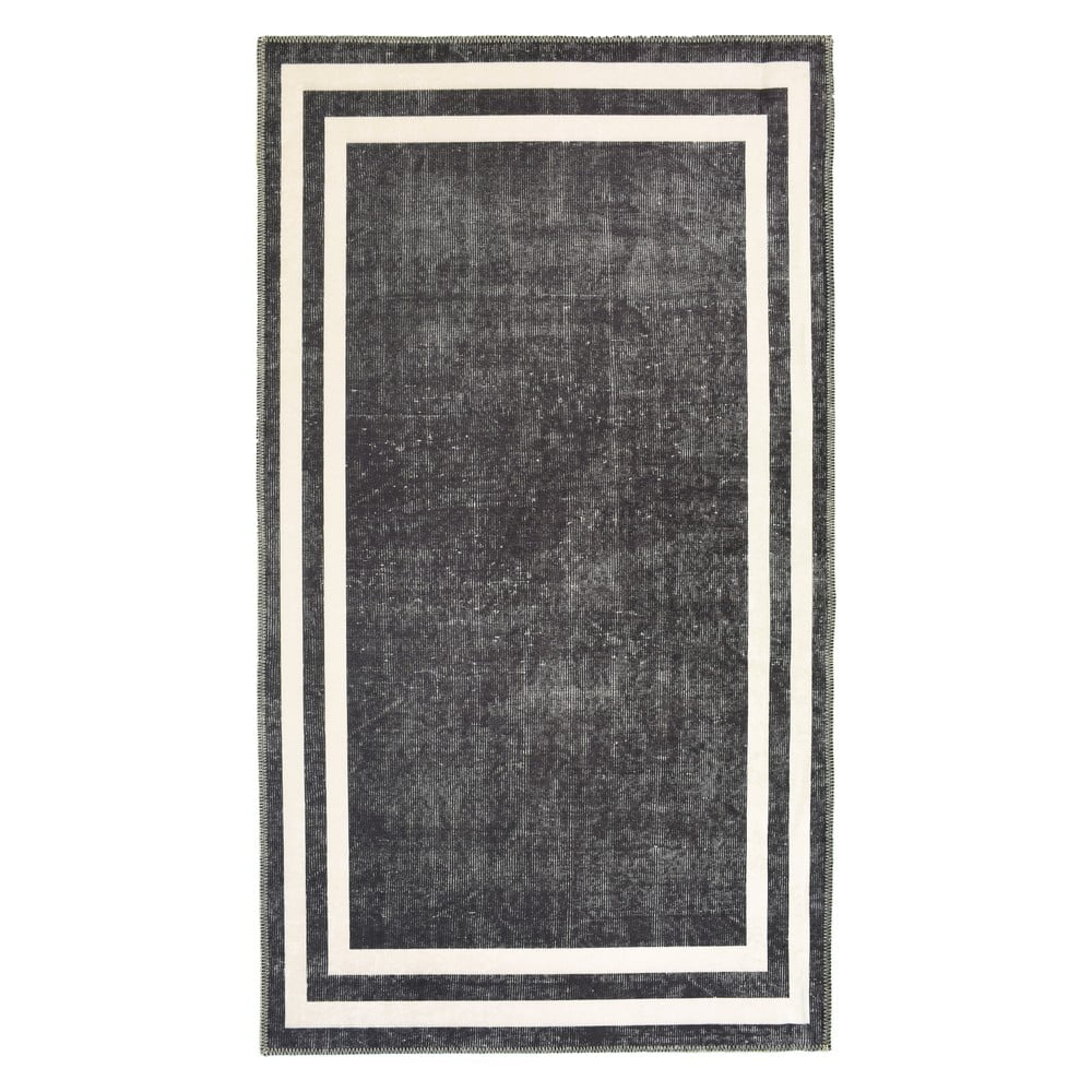 Fehér-szürke mosható szőnyeg 180x120 cm - Vitaus