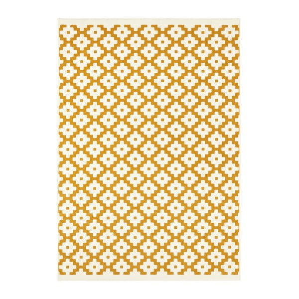 Celebration Lattice krémszínű-sárga szőnyeg, 160 x 230 cm - Hanse Home