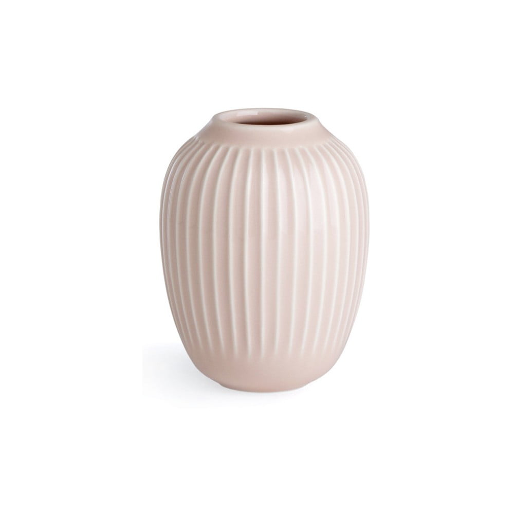Hammershoi világos rózsaszín agyagkerámia váza, magasság 10 cm - Kähler Design