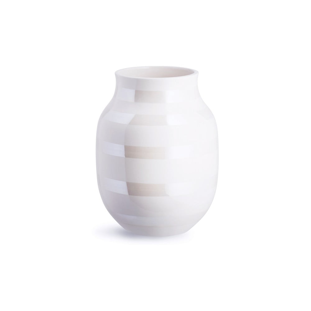 Omaggio fehér agyagkerámia váza, magasság 20 cm - Kähler Design